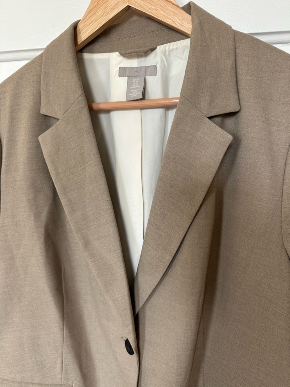H&M SINGLE-BREASTED BLAZER - Picture 4 of 9